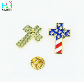 Cross shaped American emblem