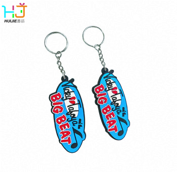 big beat PVC keychain