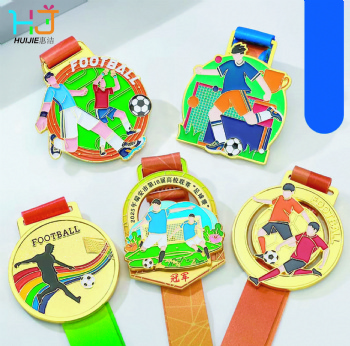Multi colored  paint medal