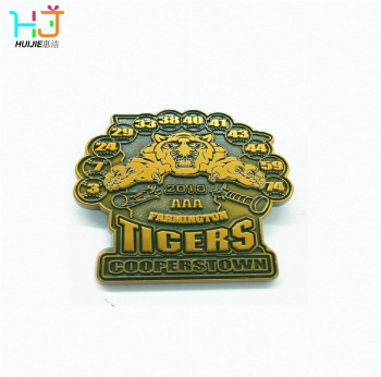 Antique bronze badge