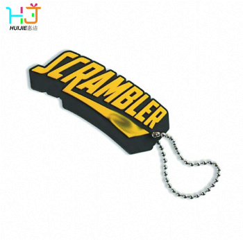 Scrambler PVC souvenir keychain