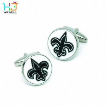 Black and white cufflinks