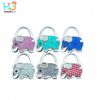 Elephant shaped bag hanger